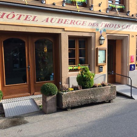 Auberge Des Trois Chateaux Eguisheim Bagian luar foto